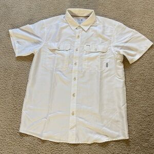 Mountain Hardware Canyon Short Sleeve Shirt, men’s medium, color white